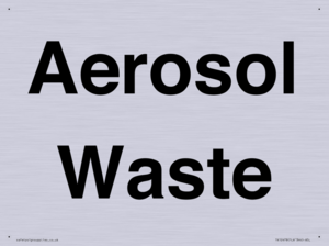 Aerosol Waste